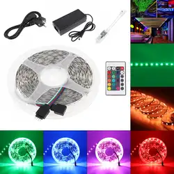Голая плата SMD 5050 60 светодиодный s/m 5m RGB RGBW светодиодный Светодиодная лента Диодная лента Wifi контроллер DC 12V адаптер Набор светодиодных лент