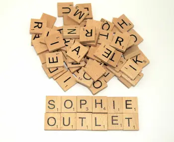

2020 New Fashion 100Pcs Mix Wooden Scrabble Tiles Letters Craft Alphabet Board Game Fun Toy