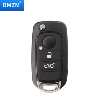 

BMZM 3 Buttons Remote Flip Folding Car Key Suit for Fiat with 433MHZ 46 Chip SIP22 Blade