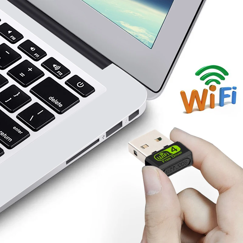 

USB Wifi Adapter 2.4GHz Wi-fi Receiver High Speed 150Mbps Wi-fi Built-in Antenna Wireless PC Network Card 802.11ac Free Driver