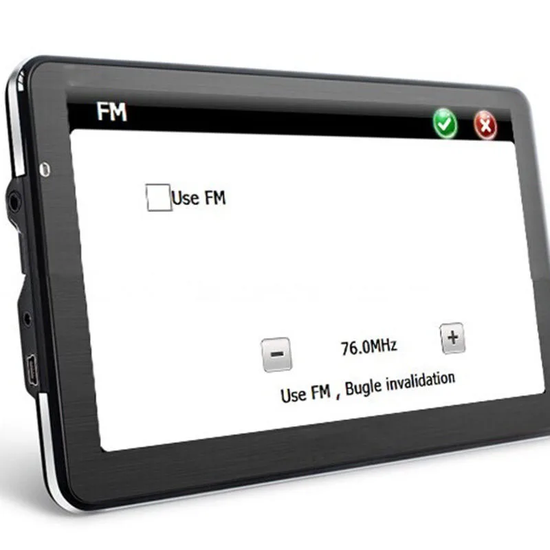 7 дюймов gps-навигатор для машины навигации Зонт новую карту 800 м FM Портативный GPS камера-трекер автомобильного gps-навигатора