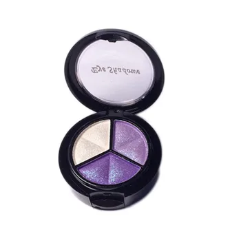 

2016 Nude Eye Shadow Makeup Mirror With An Brush 3 Colors Pearl Eyeshadow Portable Box drop shipping
