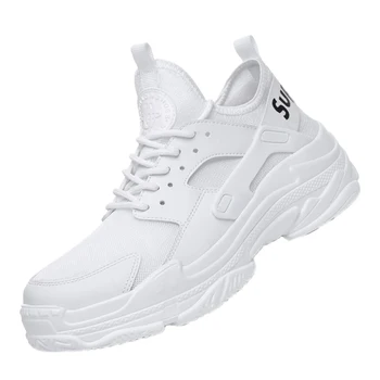

Classic Stylish Male Leather Shoes Adult Sports Women Mesh Sneakers For Men Designer Walking Breathable Platform Unisex Footwear