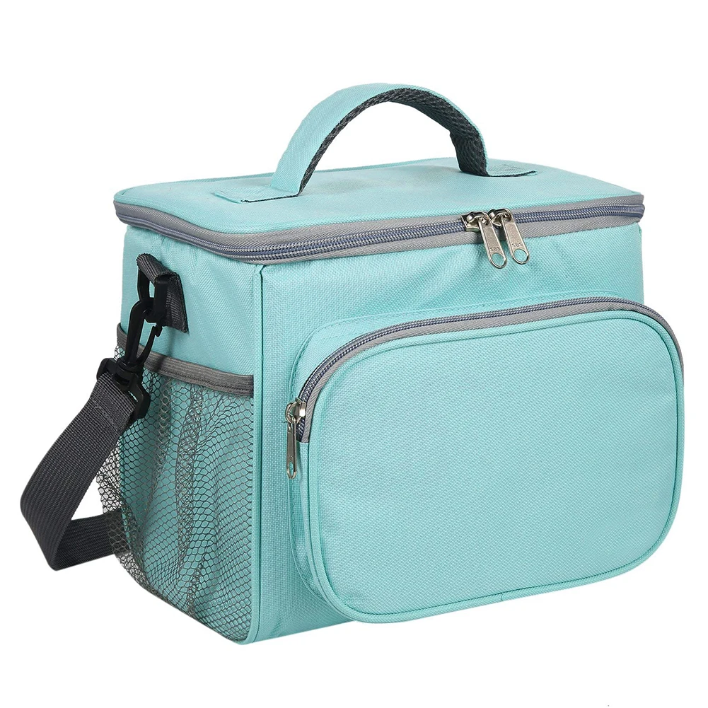 

Large Capacity Insulated Thermal Tote Bag Camping Work School Cute Casual Cartoon Animal/Striped Waterproof Lunch Bag Picnic Bag