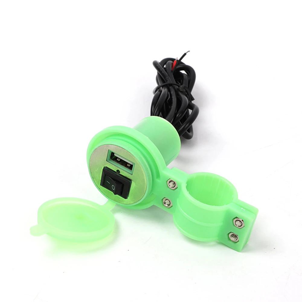 Автомобильное Usb зарядное устройство водонепроницаемый чехол для мотоцикла Авто Грузовик Atv Лодка 12v-24vl Usb разъем крепление зарядное устройство адаптер питания - Название цвета: E29385A5