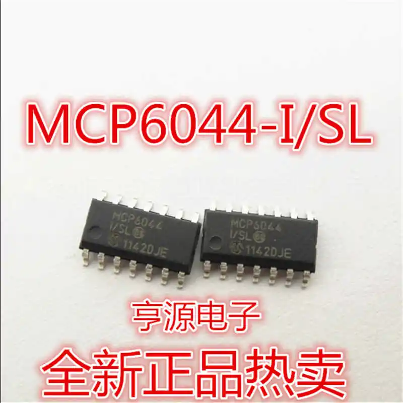 

MCP6044 MCP6044-I/SL Computing-Op Amps Brand New Genuine Package Easy to Use