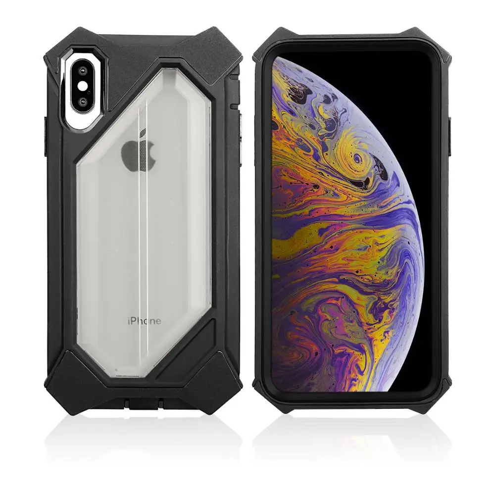 Гибридный Броня амортизационный чехол для iPhone XR XS Max PC+ TPU чехол для iPhone X 8 7 6s Plus сверхмощный прочный ударопрочный чехол