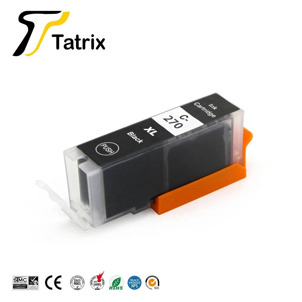 Tatrix для Canon PGI270XL CLI271XL CLI271 PGI270 совместимый чернильный картридж для Canon PIXMA MG7720 PIXMA TS8020/9020 принтер