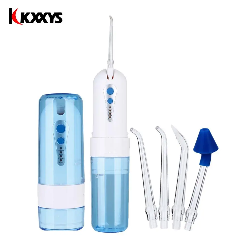 Estone Portatile Irrigatore Orale Pulizia Getto Elettrico di Acqua Flosser Collutorio 5 Jet Nasale| |