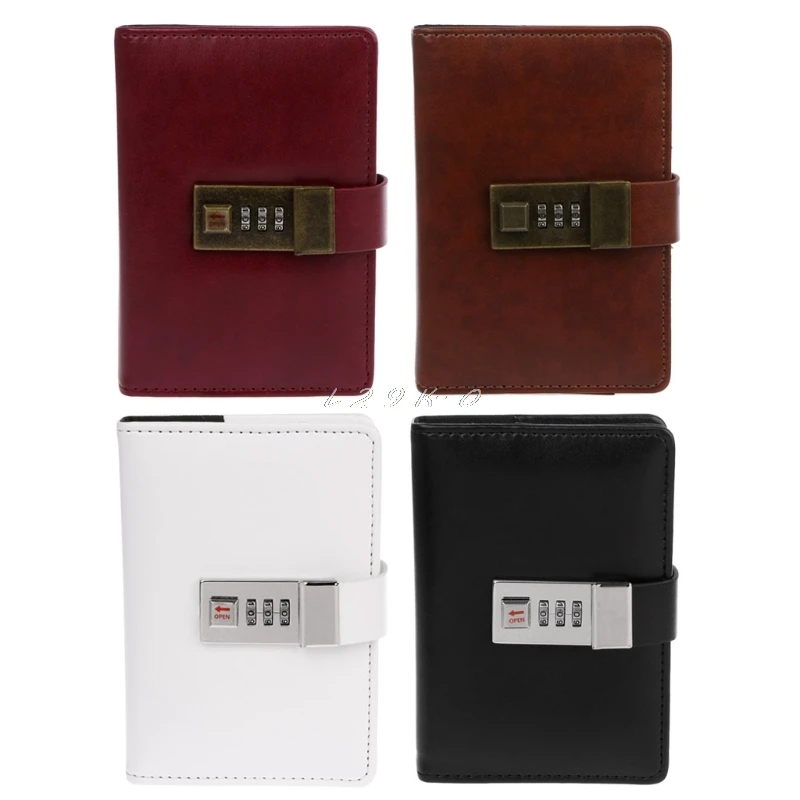 

Vintage Retro A7 Codebook Journal Diary With Password Lock For Office School Use Notebook Stationery