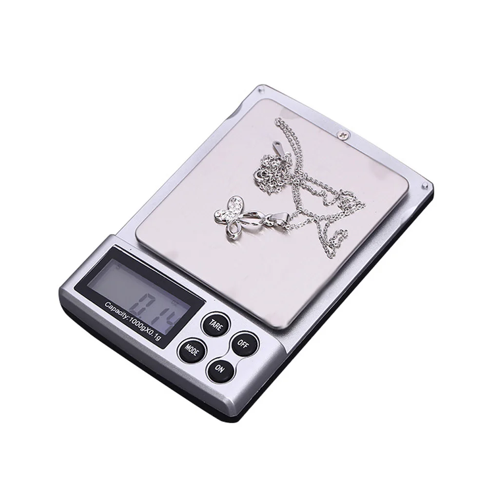 

Electronic 1000g/0.1g LCD High Gram Mini Portable Coin Weight Scale Pocket Jewelry