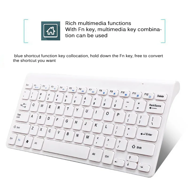 Компьютерная клавиатура для Macbook Plug And Play, тонкая беспроводная Usb клавиатура, ультра-тонкая мультимедийная геймерская клавиатура для Windows, ПК, ноутбука