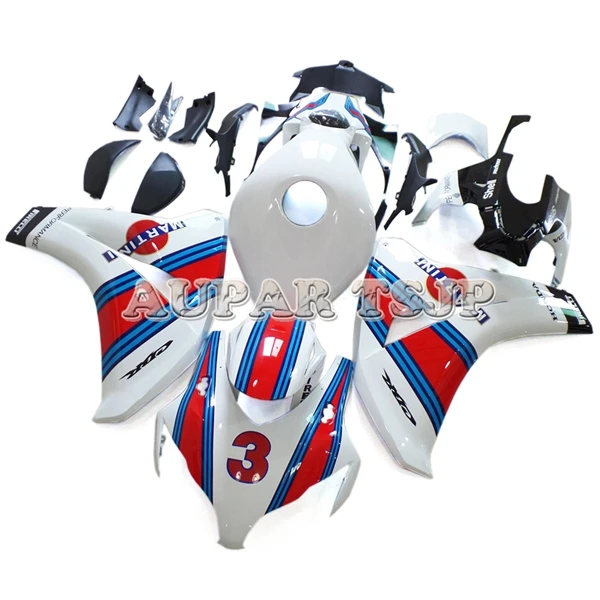 Белого и синего цвета красный рамы кузова, пригодный для Honda CBR1000RR 2008 2009 2010 2011 CBR 1000RR 08 09 10 11 мотоциклетная нательная Защита Набор исследовательский клиентский капоты