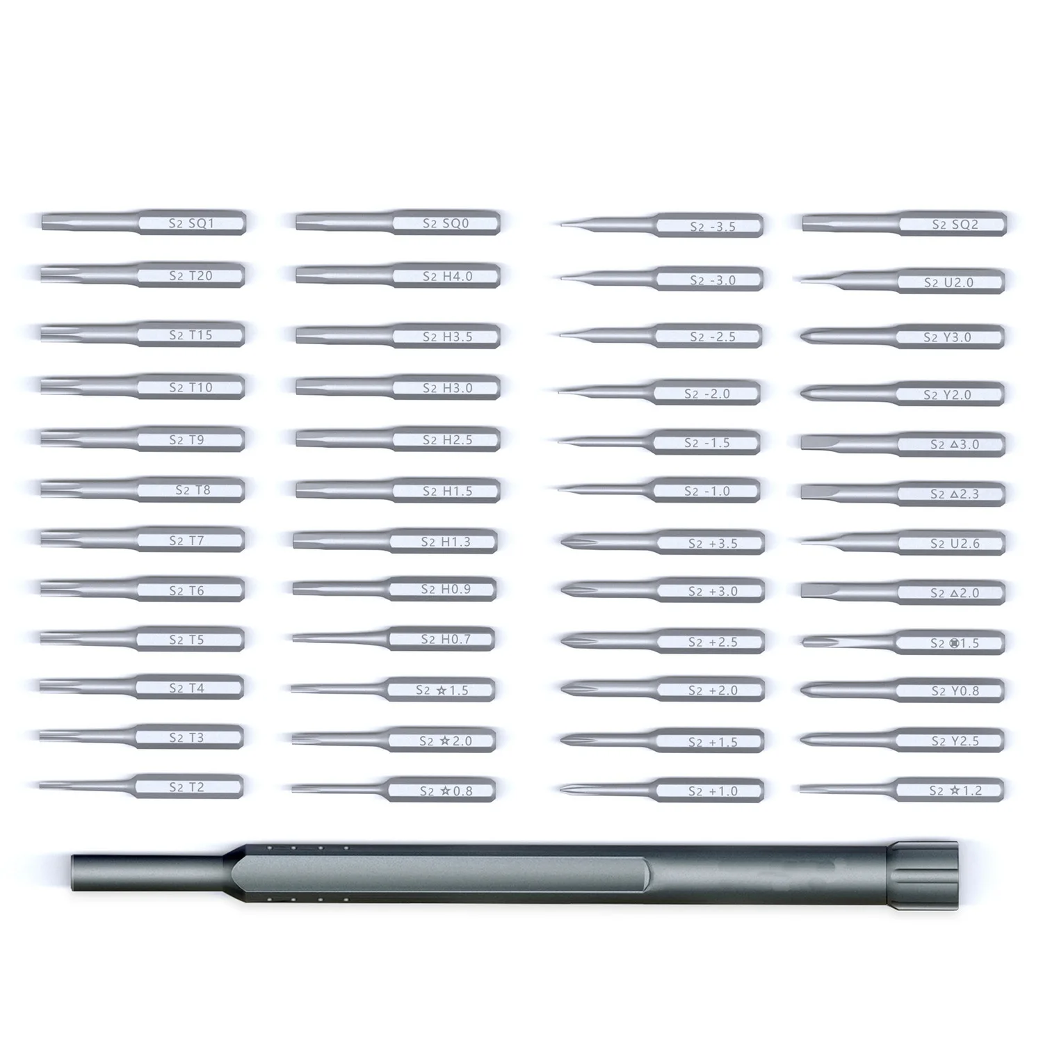 LAMEZIA 49 In 1 Daily Use Precision Screwdriver Set 48 Magnetic Bits Alluminum Box DIY Screw Drivers For Phone Home Computer