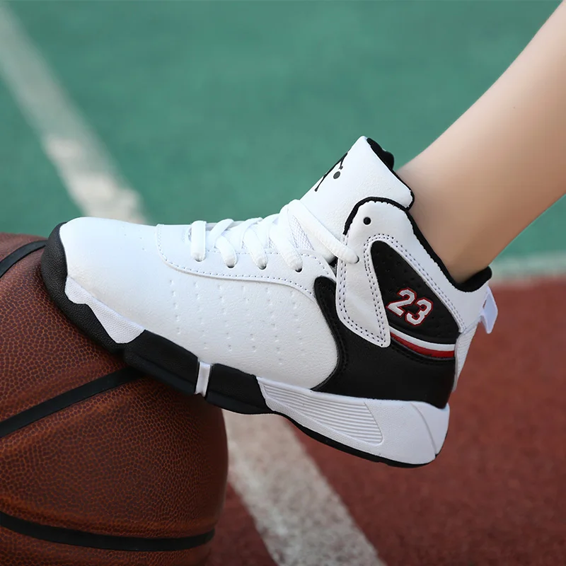 Уличные спортивные детские кроссовки высокого качества для мальчиков, Баскетбольная обувь, противоскользящая обувь Jordan, детская спортивная тренировочная обувь, баскетбольная спортивная обувь