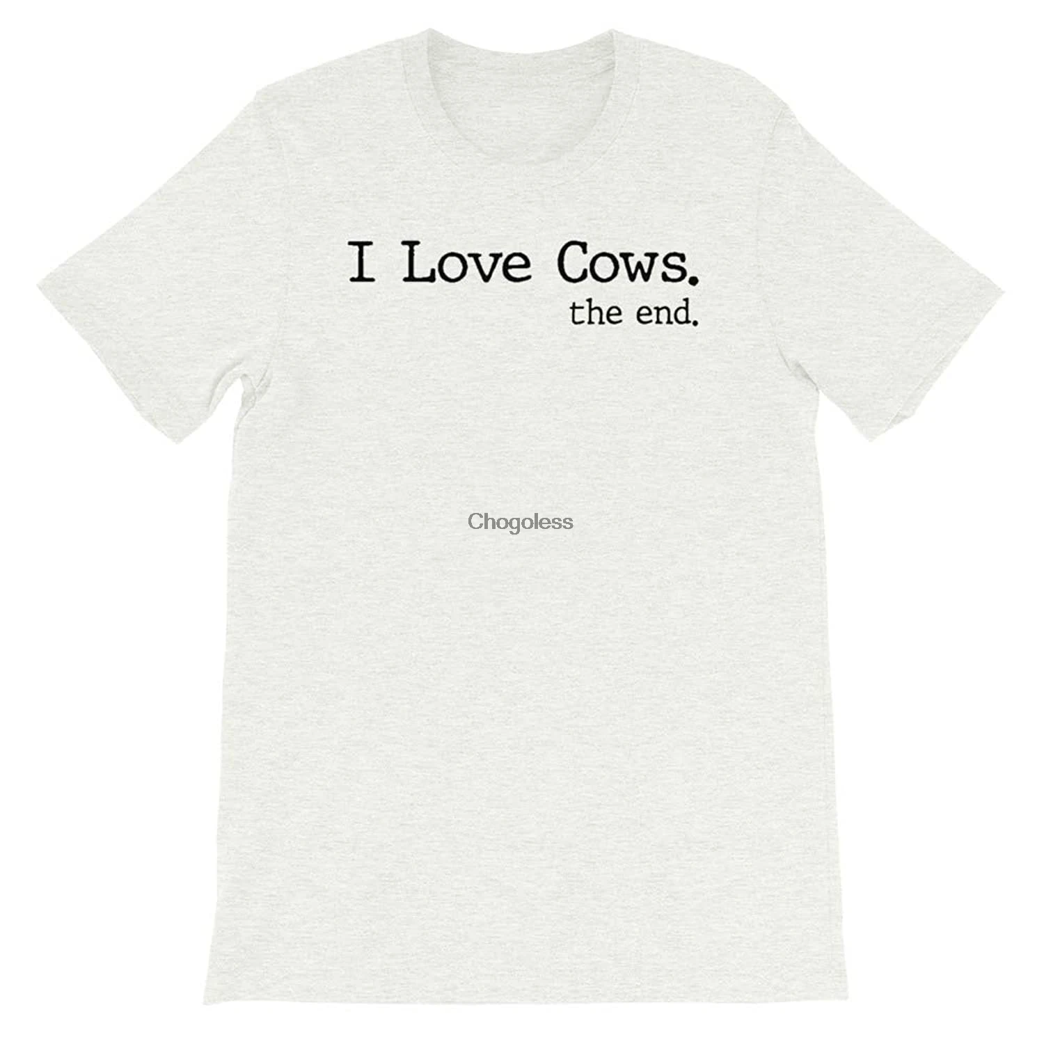 Футболка с надписью I Love Cow на ферме для мужчин женщин девочек детей | Мужская