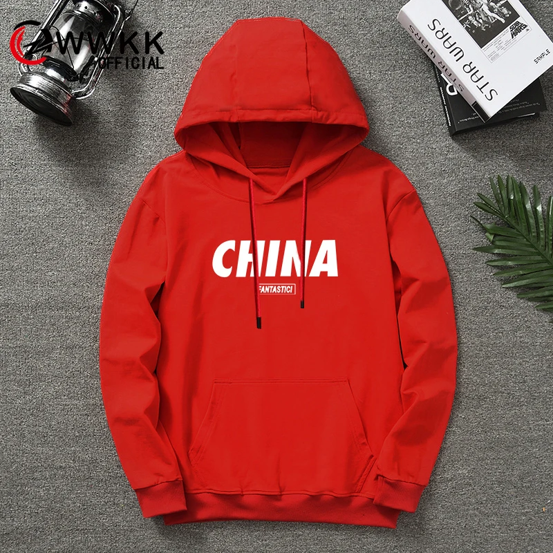 WWKK CHINA red hoodies women men printed 2020 Social Long Sleeve hoodies pants set Funny tshire tops Unisex Tracksuit Sweatshirt WWKK CHINA red hoodies women men printed 2020 Social Long Sleeve hoodies pants set Funny tshire tops Unisex Tracksuit Sweatshirt