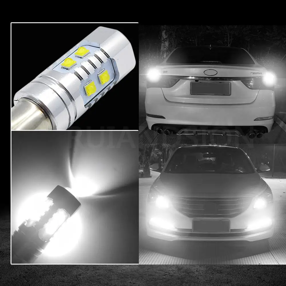 Автомобильный Клин BA9S T4W 2x50 Вт BAY9S H21W Canbus CREEXBD чип Bax9s H6W Led внутренняя подсветка