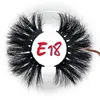 Mikiwi 25mm False Eyelashes Wholesale Thick Strip 25mm 3D Mink Lashes Custom Packaging Label Makeup Dramatic Long Mink Lashes 4
