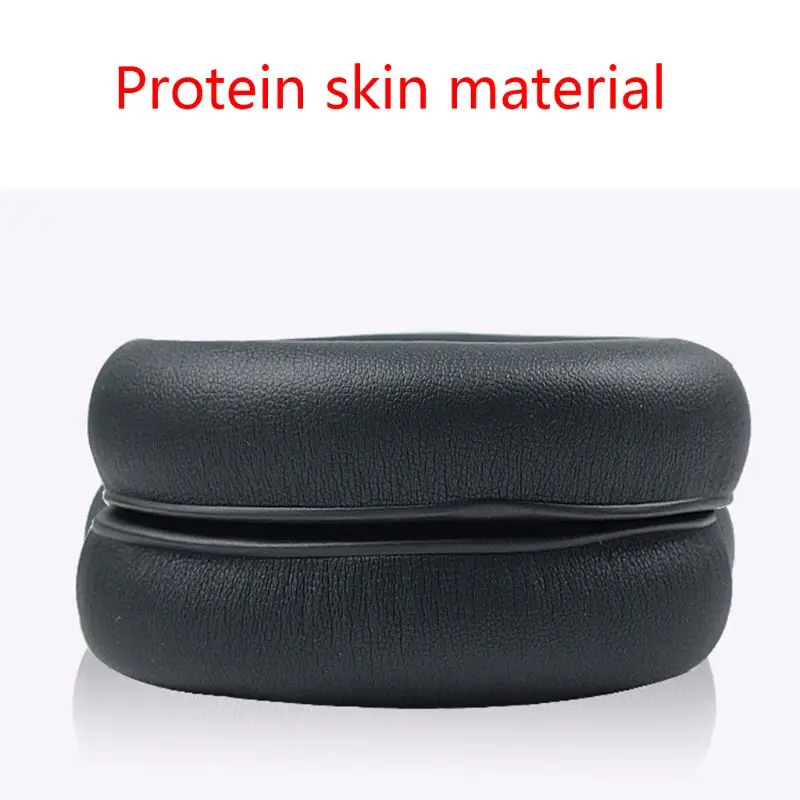 1Pair Replacement Ear Pads Protein Skin Leather Ear Cover Cushion for Focal LISTEN CHIC Wireless Headphones Headset