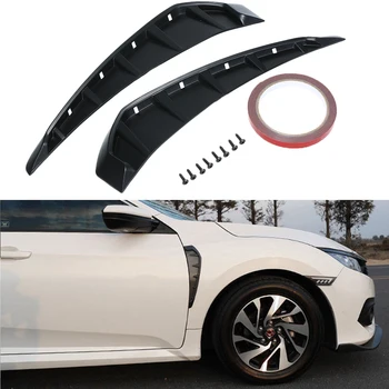 

Hot New Car Decorative Shark Gills Simulation Outlet Side Vent Fit For Honda Civic 2016-2018