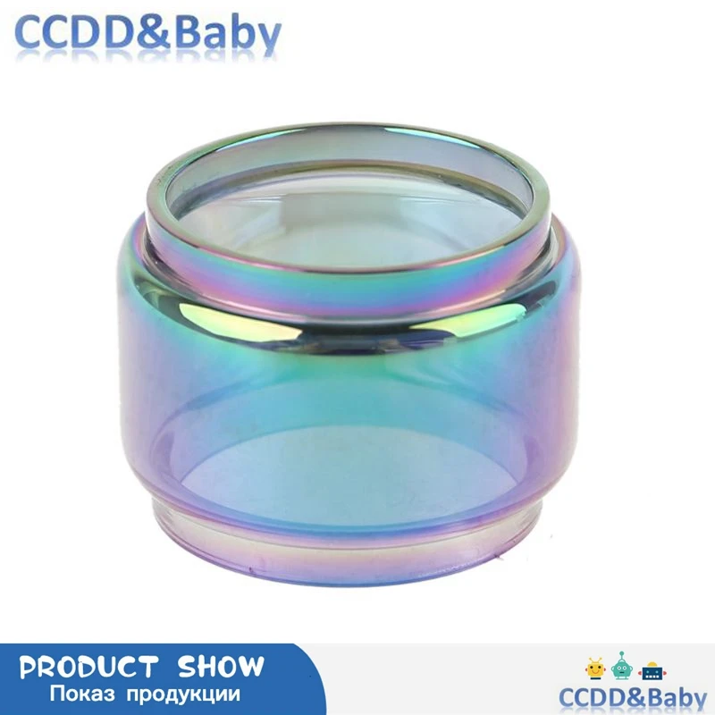 Радужный цвет Pyrex Стеклянная трубка стакан Fatboy стеклянный бак Замена для iJust 3