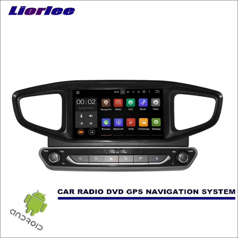 Liorlee Автомобильная Мультимедийная система Android для Hyundai Ioniq / Hybrid 2016-2017 RHD GPS Navi