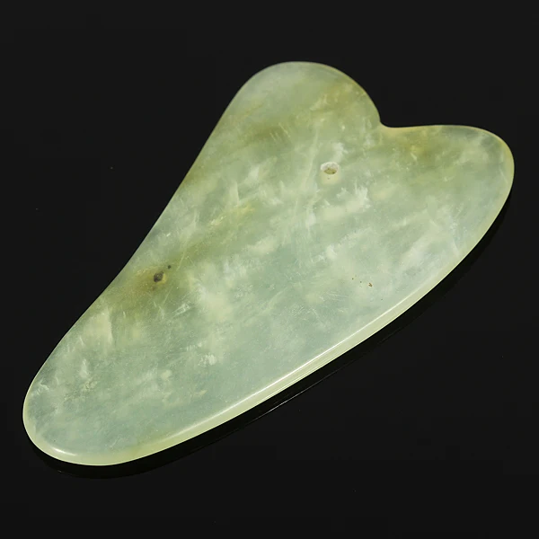 1 шт. Gua Sha массажер для лица китайский уход натуральный нефрит очищающий Humen