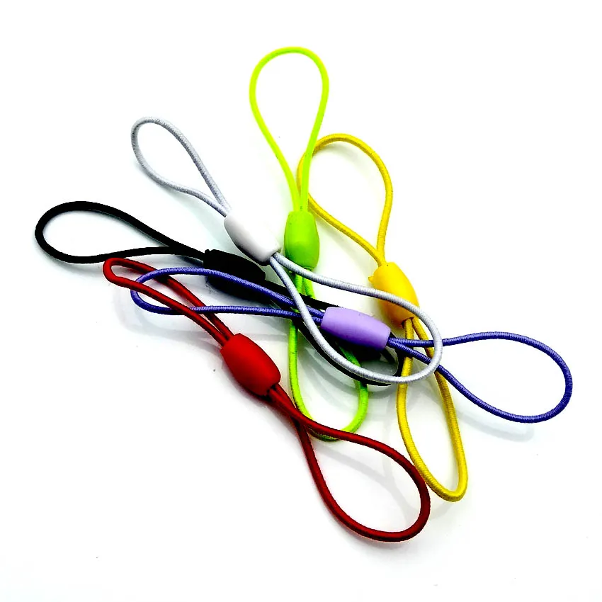 

Elastic rope Mobile Case Strap Lanyard Lobster Clasp Cell Phone Cord Hang Rope Key Chain Charms Finding Connector Ring DIY