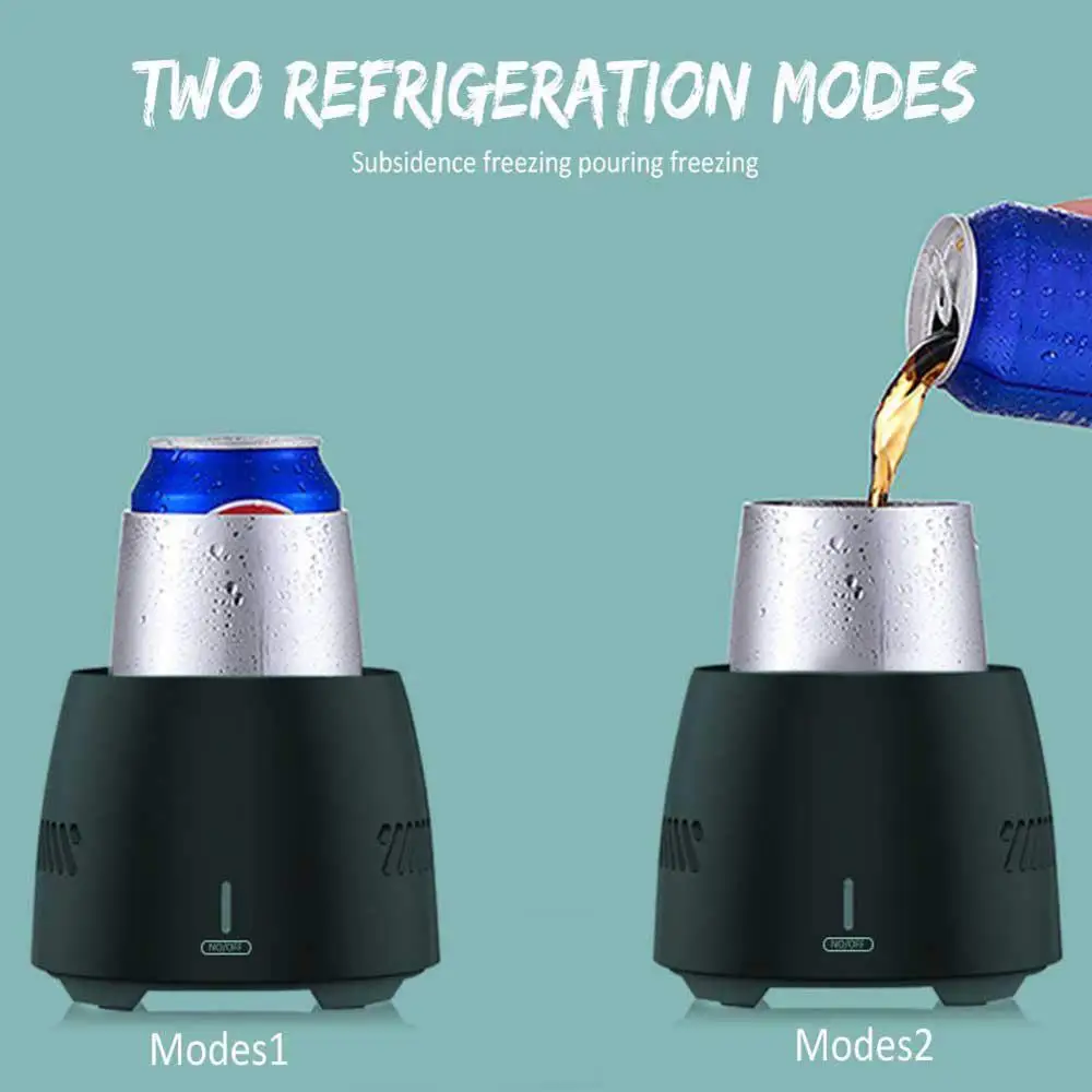 

Portable Fast Cooling Cup Electronic Refrigeration Cooler for Beer Wine Beverage Mini Electric Drink Cooler Cup Instant Cooling