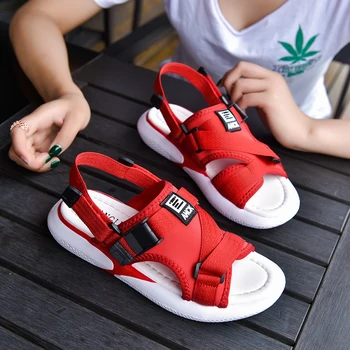 

Summer Explosion Sandals One Shoe Two Wear Casual Sandals Outdoor Women's Shoes Comfortable Tide Shoes Hook & Loop Solid Shoes