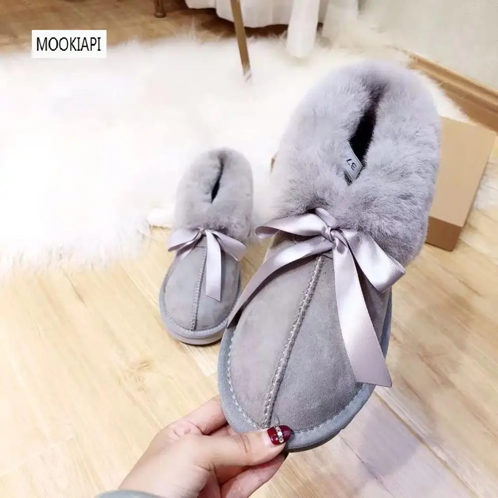 

The latest high-quality women's shoes in Europe in 2019, real sheepskin, natural wool, short barrel snow boots, free delivery