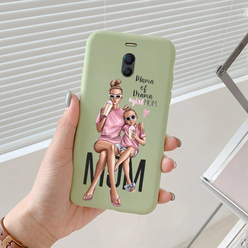 cases for meizu back For Meizu Note 3 5 6 Case Fashion Mother And Daughter Protective Shell Painted Soft Silicone Shockproof Phone Back Cover cases for meizu belt Cases For Meizu