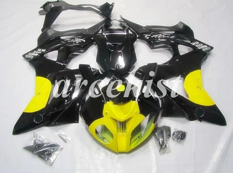 

New ABS Motorcycle Fairings Kits Fit For BMW S1000RR 09 12 13 14 HP4 2009 2010 2011 2012 2013 2014 Bodywork set Black yellow