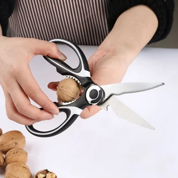 

Kitchen Scissors Tool Multifunctional Stainless Steel Cut Meat, Vegetables, BBQ Tool Scissors Kitchen Supplies