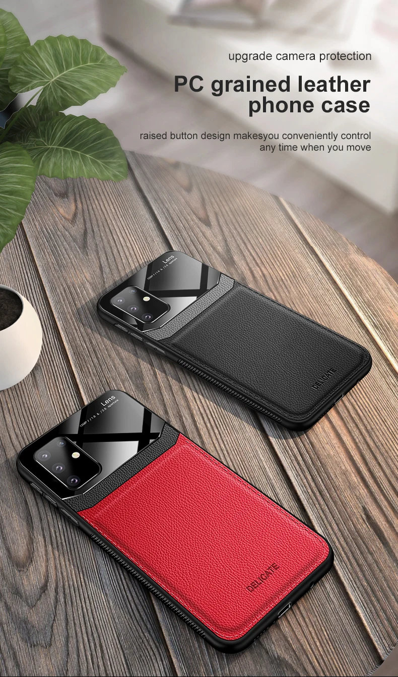 S10 S20 Plus S20 Ultra Case Slim Hard XUANYAO Soft Edge Coque For Samsung Galaxy S8 S9 S10 S20 Plus Case Leather S10 Lite S10e (1)