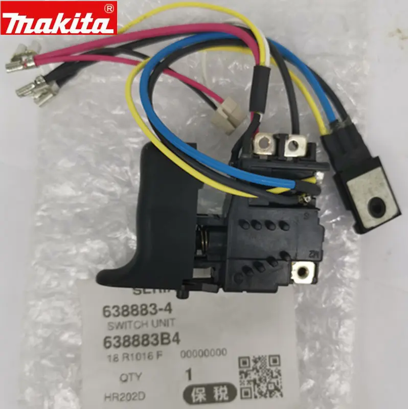 Makita 6506549 638883-4 Switch For Dhr202 Hr202d Bhr202rfe