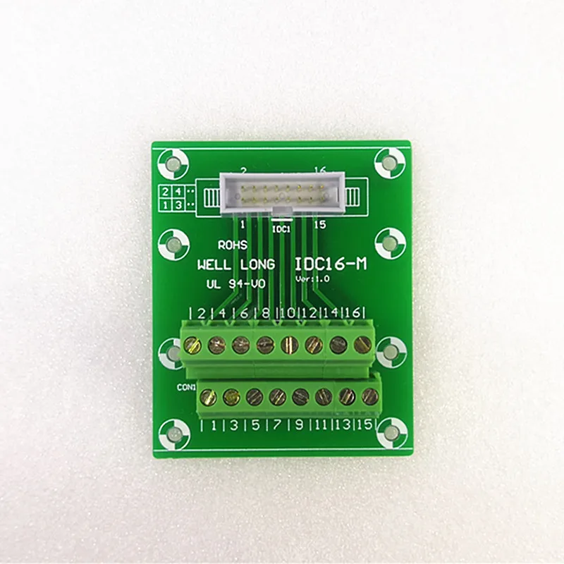 DC3 16P 2x8Pins верхняя переходная плата, клеммный блок, разъем