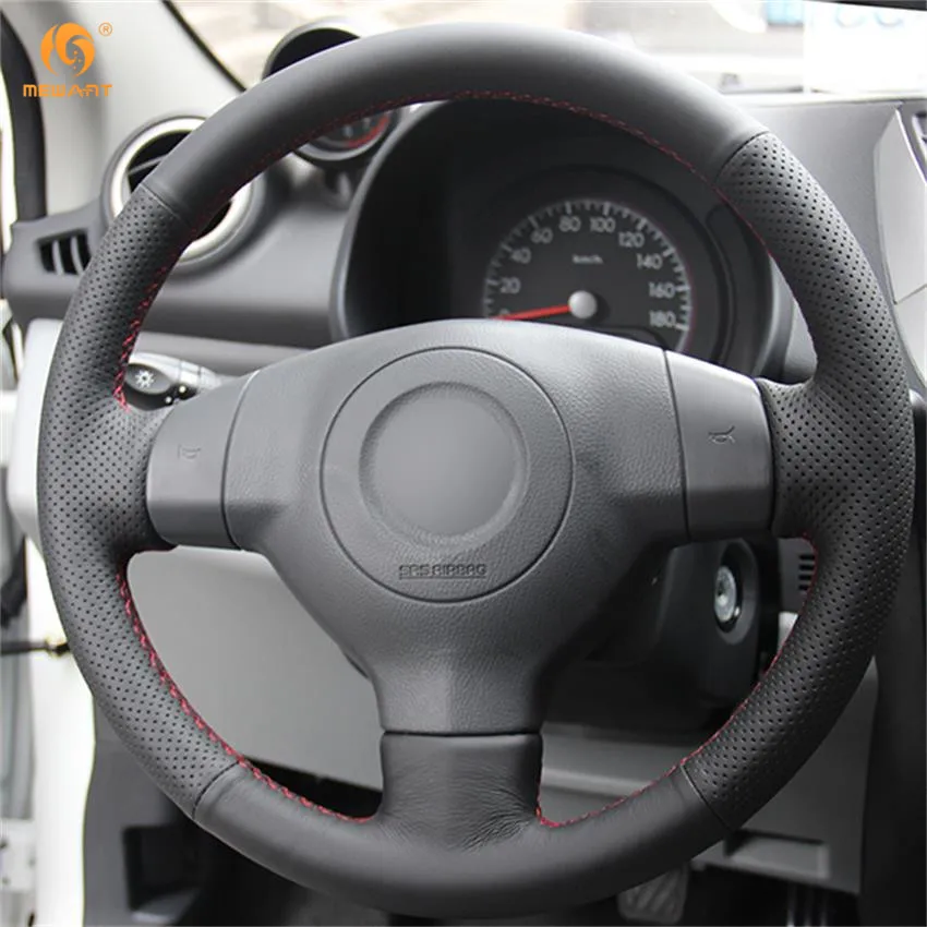 MEWANT для Suzuki SX4 Alto Old Swift Black Micro Fiber искусственная кожа аксессуары интерьера|car steering