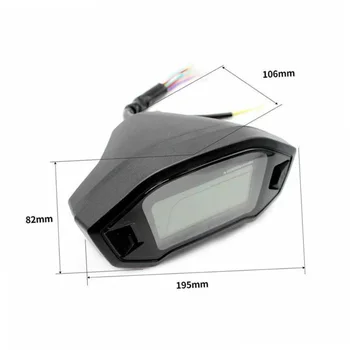 

Motorcycle Speedometer Odometer Tachometer Gauge Replacement Waterproof Parts