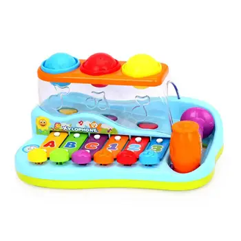 

Kuulee Multi-function Knocking Xylophone for Baby Educational Toys Baby ducational Toys Wisdom Knocking Xylophone