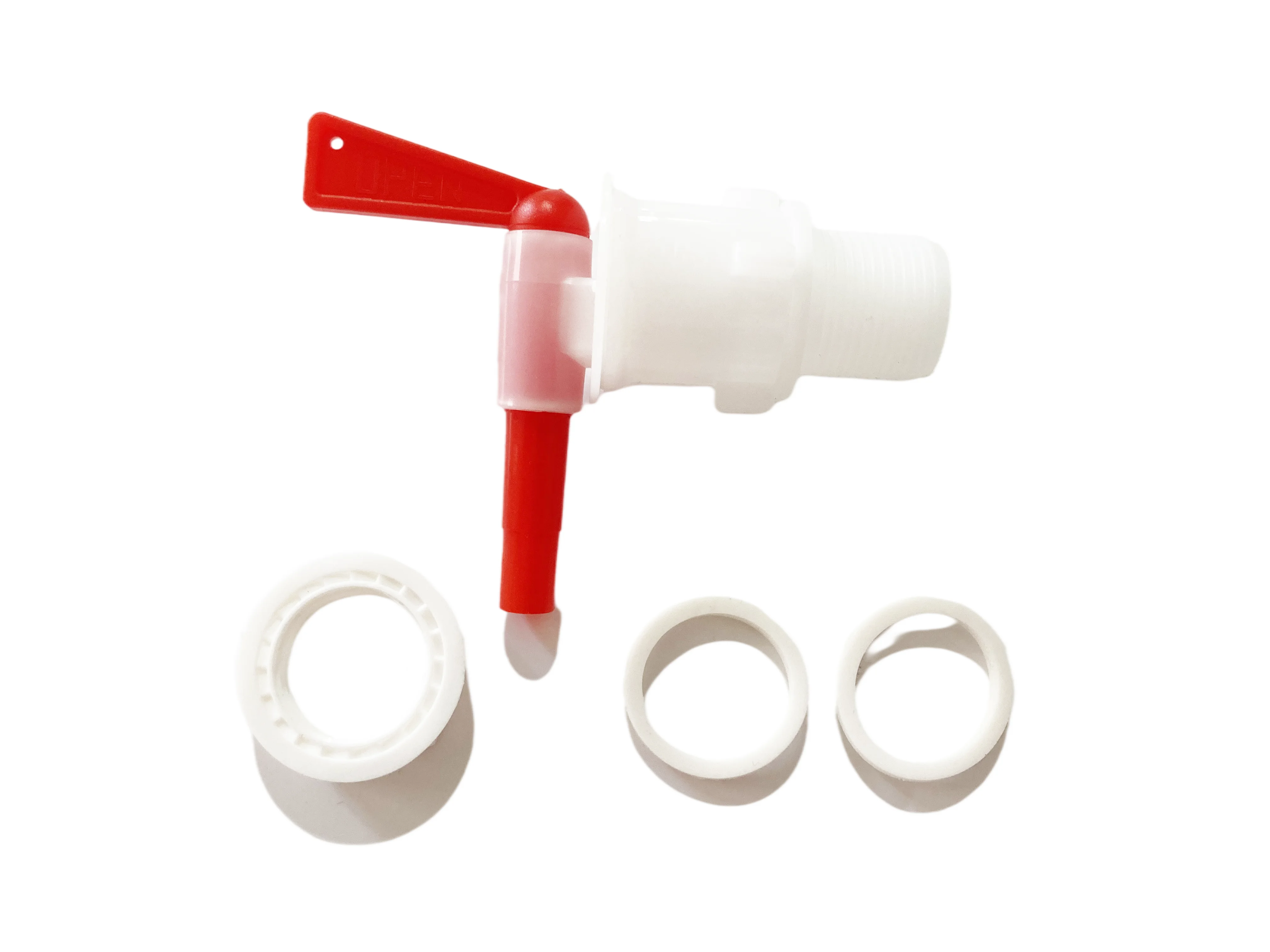 KegLand FERMENTER/PLASTIC BUCKET TAP ADJUSTABLE SPOUT WITH BULKHEAD