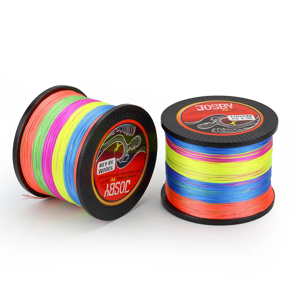 Fishing Line Fishing Tackle 300M 500M 1000M 8 Strands 10-78LB PE Braided Multifilament