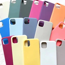 Silicone-Case iPhone Se Official 12-Pro max-Case Original 12 Mini for 7/8/Xr/.. 6S 6-Plus