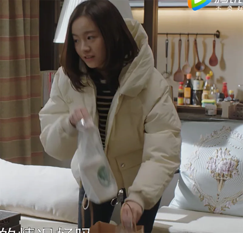 

White Cotton Jacket for Winter 2019 Wide-waisted Fashion Coats and Jackets Women