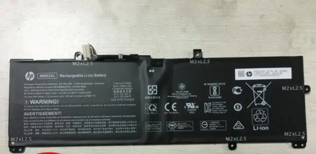 Новые оригинальные Батарея для hp павильон 13-это 13-an0000 MM02XL HSTNN-DB8U L27868-1C1 L27868-2D1 HSTNN-IB8Q 7,6 V 37.6WH