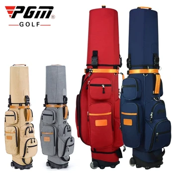 

Multifunctional Standard Golf Bags Wheels Stand Caddy Airbag Flight Aviation Package High Capacity Golf Cart Bags D0644