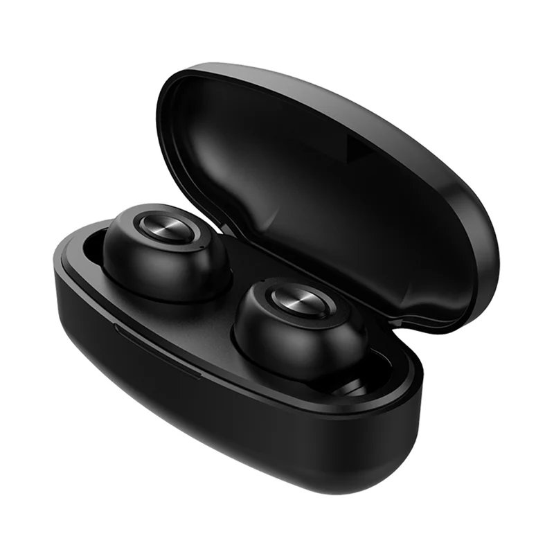Синий X18 Tws беспроводные наушники Bluetooth 5,0, мини наушники с микрофоном, зарядная коробка, Спортивная гарнитура для смартфона pk i9s A8 - Цвет: Синий