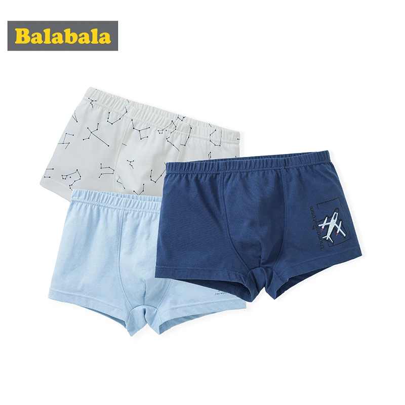 Balabala/детское нижнее белье; штаны для мальчиков; хлопковые зимние шорты; модные штаны; три вида
