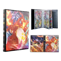 Album de cartes Pokemon, porte cartes holographique Charizard Mewtwo, capacité de livre animé, classeur, Collection de dossiers, jouets pour enfants, cadeau 